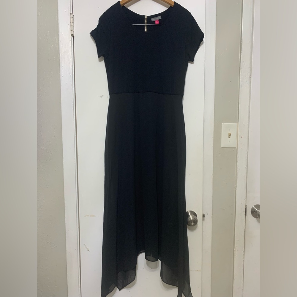 Vince Camuto Black High Low Dress